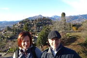 Parco dei Colli, anello dal Monastero di Astino a San Vigilio il 2 gennaio 2018 - FOTOGALLERY